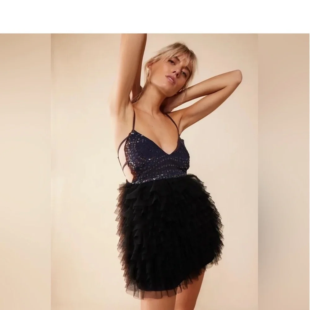 Free People Flutter Mini Dress size S